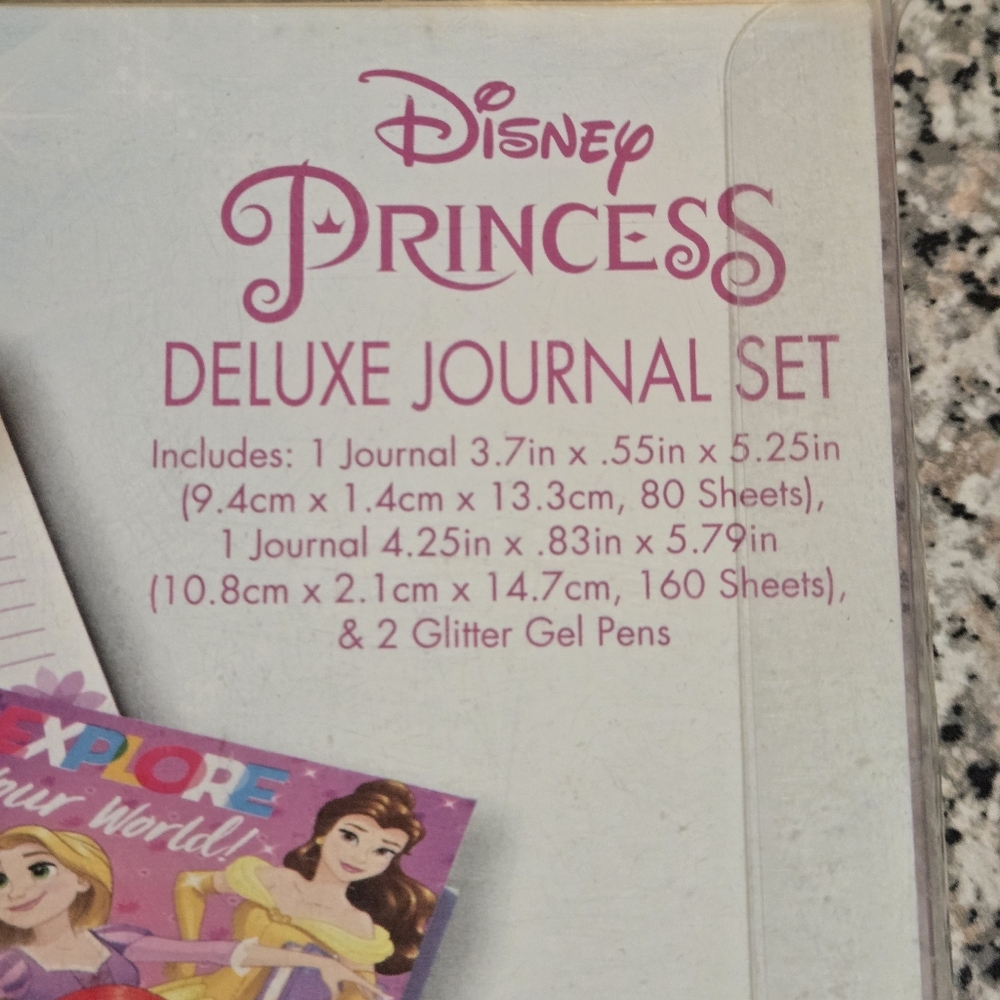 Disney Princess Journal Set with Pink and Purple Gel Pens - Picture 4 of 7